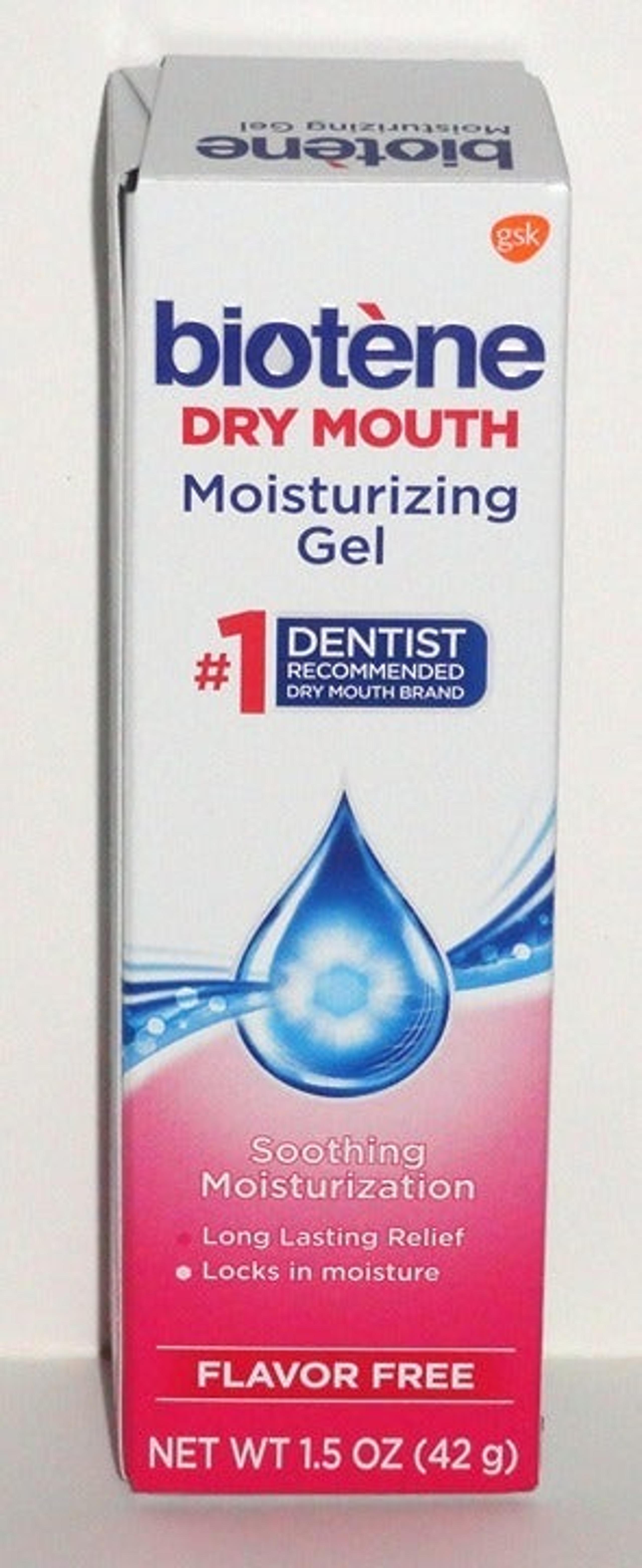 Biotene Dry Mouth Moisturizing Gel FlavorFree Original Formula 1.5oz EXP:03/2026