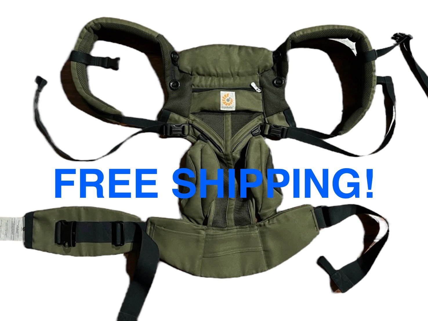 Ergobaby™ Omni 360 Cool Air Mesh Baby Carrier - Khaki Green