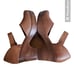 B.O.C. M Mary Jane Clog Sandal Brown Cognac Leather Women's Size 10 M