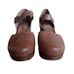 B.O.C. M Mary Jane Clog Sandal Brown Cognac Leather Women's Size 10 M