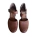 B.O.C. M Mary Jane Clog Sandal Brown Cognac Leather Women's Size 10 M