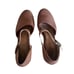 B.O.C. M Mary Jane Clog Sandal Brown Cognac Leather Women's Size 10 M