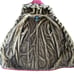 Dennis Basso Vintage Long Suede Faux Fur Hooded Coat Women's Medium