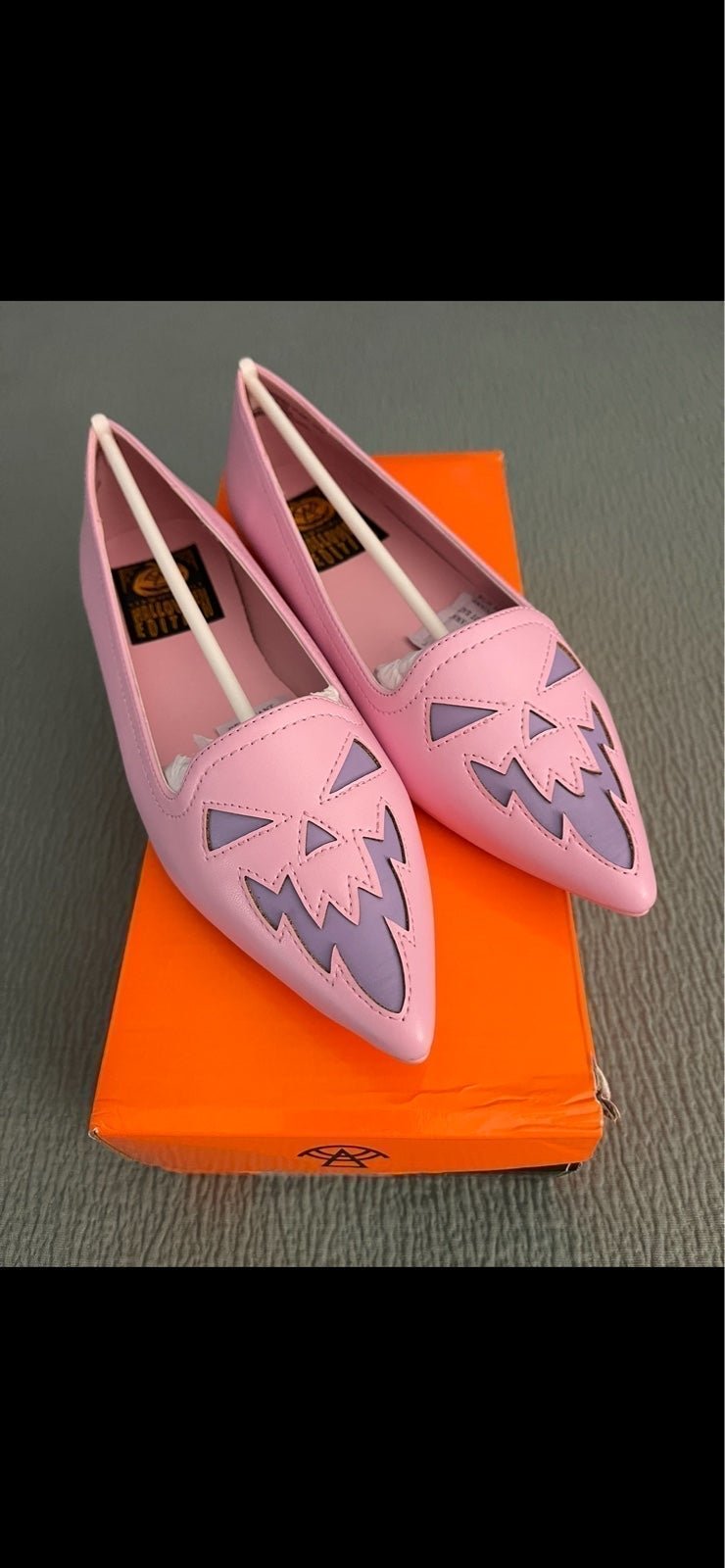 Strangecvlt Scary Jack Pastel Dagger Flats Size 8