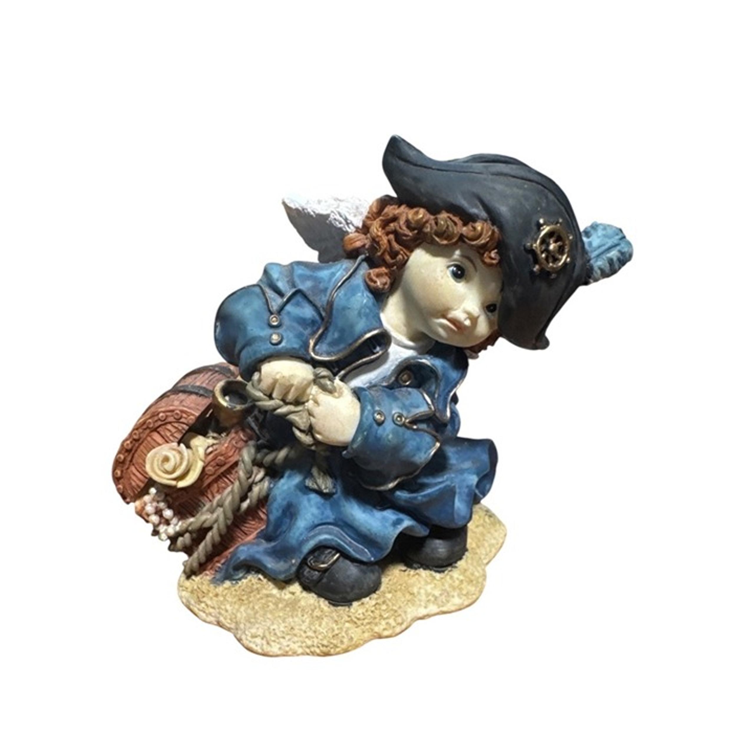 Fifurine Capt Smooth Sailing Pirate Angel Figurine By Ganz 1996