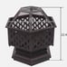 Wood Burning Fire Pit Outdoor Heater Backyard Patio Stove Fireplace Backyard