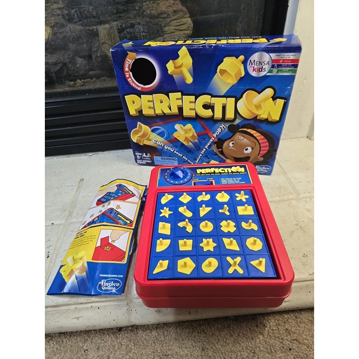 Perfection Game Time Ticking Beat Clock Hasbro 2017 Tested Working Complete