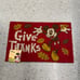 Disney Mickey Mouse Fall Give Thanks Coir Outdoor Doormat NWT