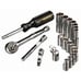1/4 in. Drive Metric Socket Set, 21-Piece