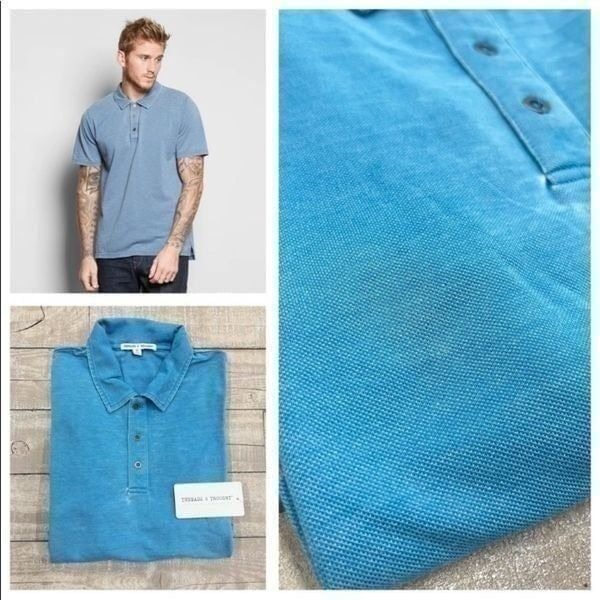 Threads 4 Thought Blue Blake Polo
