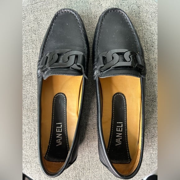 Vaneli Aiker Driving Moc Loafers, Color black, size 7.5. Excellent condition!