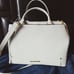 WHITE STEVE MADDEN SATCHEL