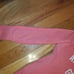 American Giant Pink 100% Cotton Felt Zip Up Hoodie L