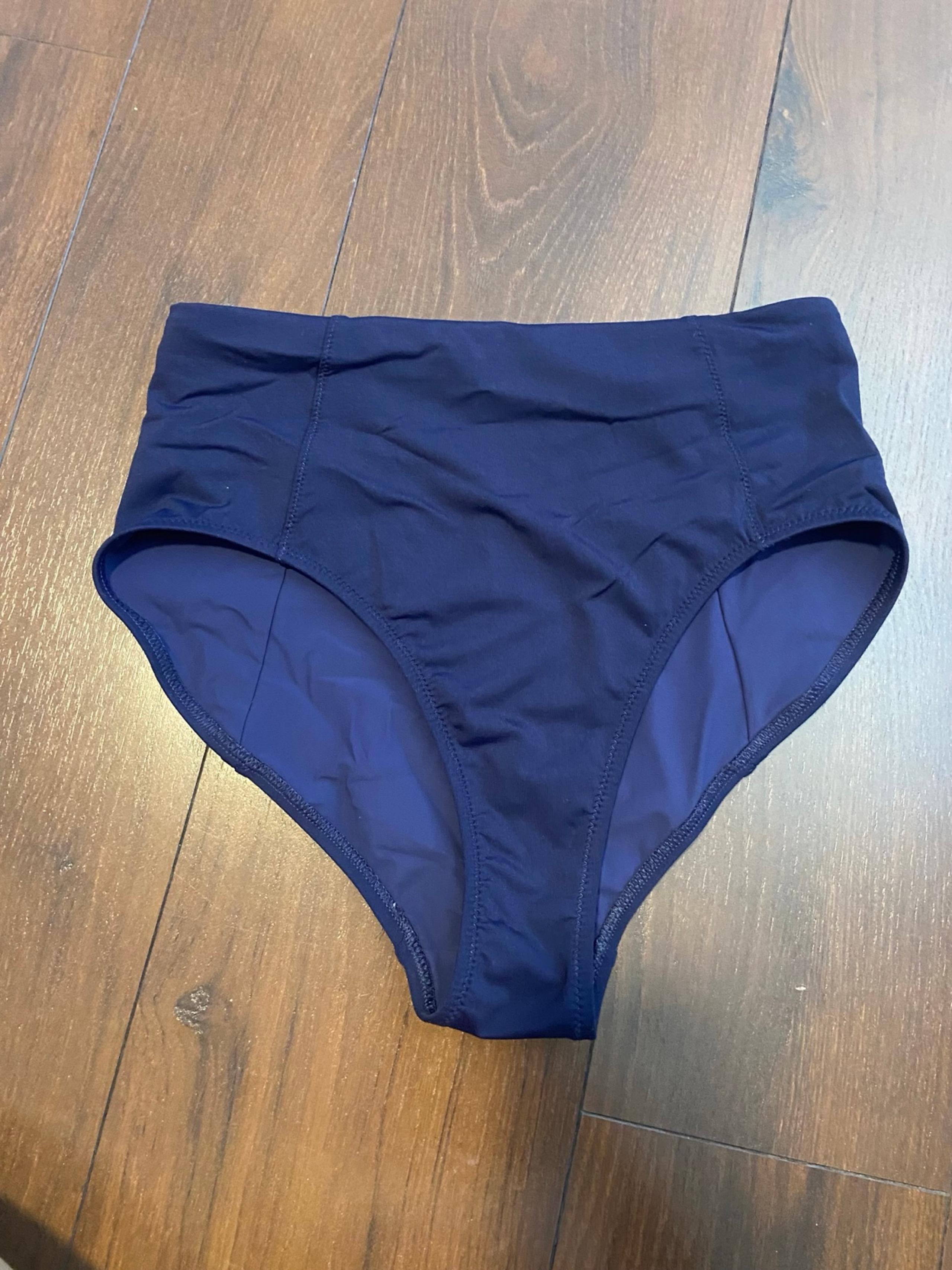 Athleta Bikini bottom Xs women’s swim navy blue bathing suit