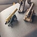 *5* VINTAGE*PENN CRAFT* MINI BRASS+CAST IRON MILITARY CANNON REPLICAS