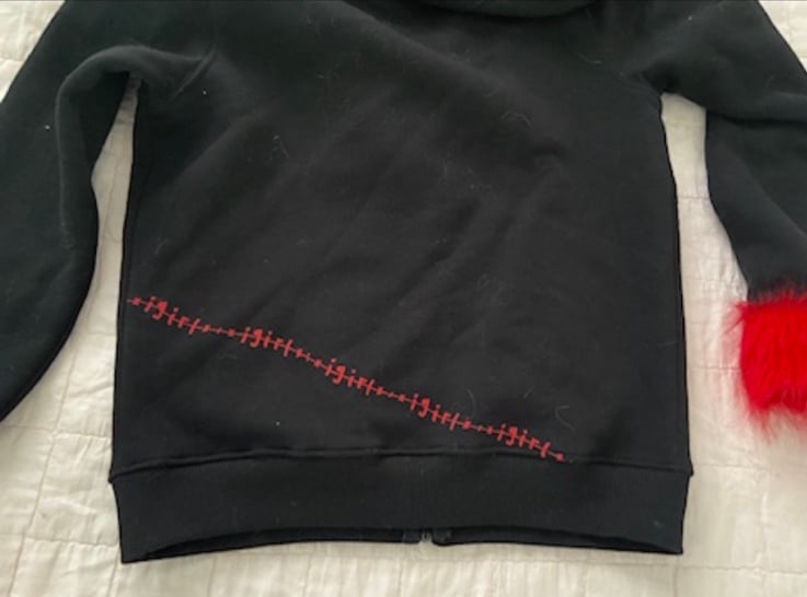 Igirl zip up hoodie