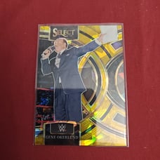 Panini Select WWE 2024 Gold Cracked Ice Gene Okerlund