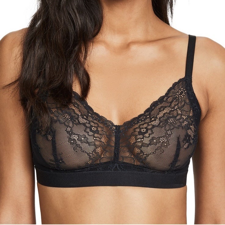 Spanx Spotlight On Lace Bralette Very Black XS