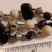 925 Sterling Silver & Black, White, Picasso Beaded Bracelet