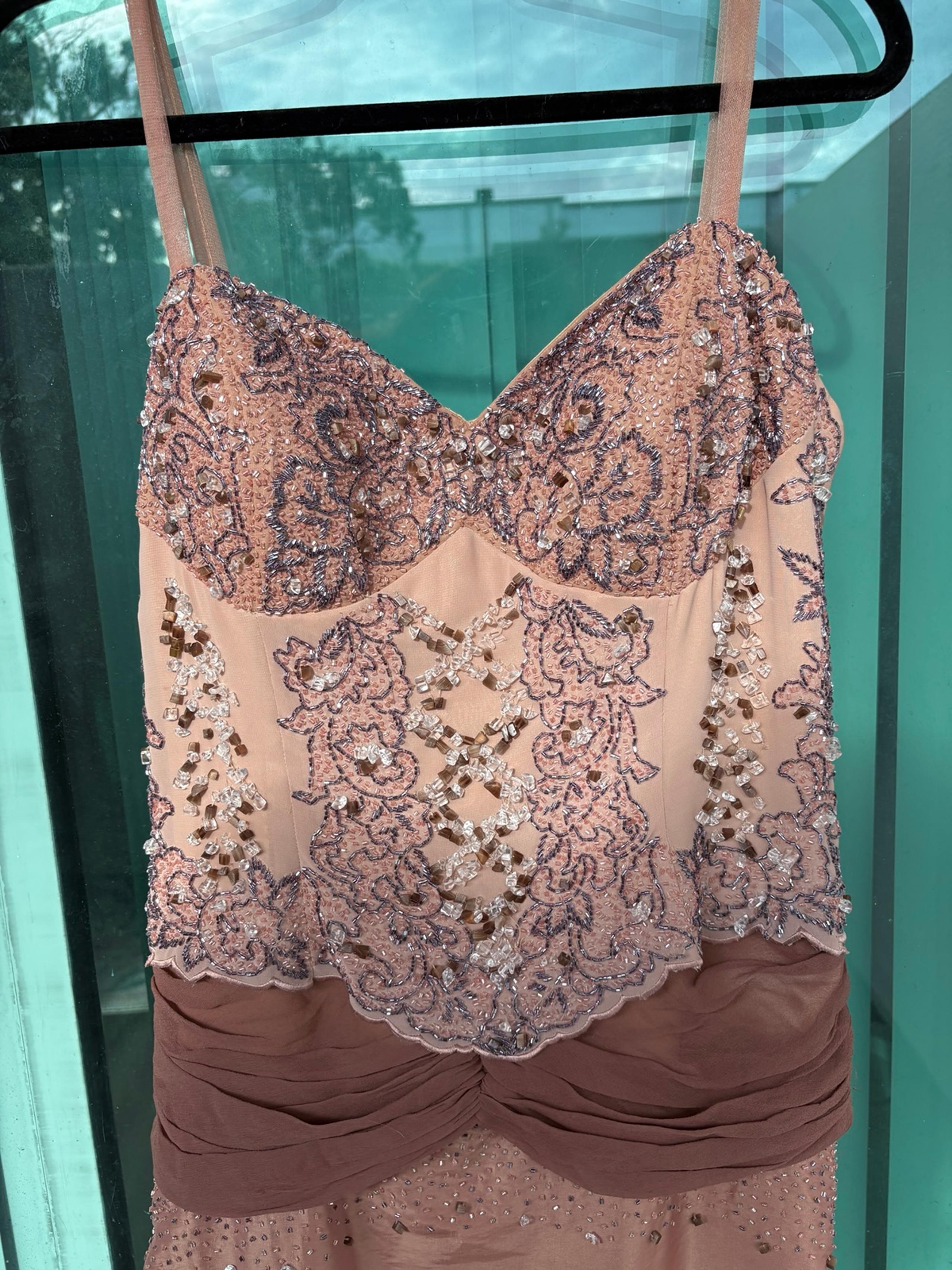Vintage Baroque style beaded maxi dress! I’ve never seen a piece quite like this