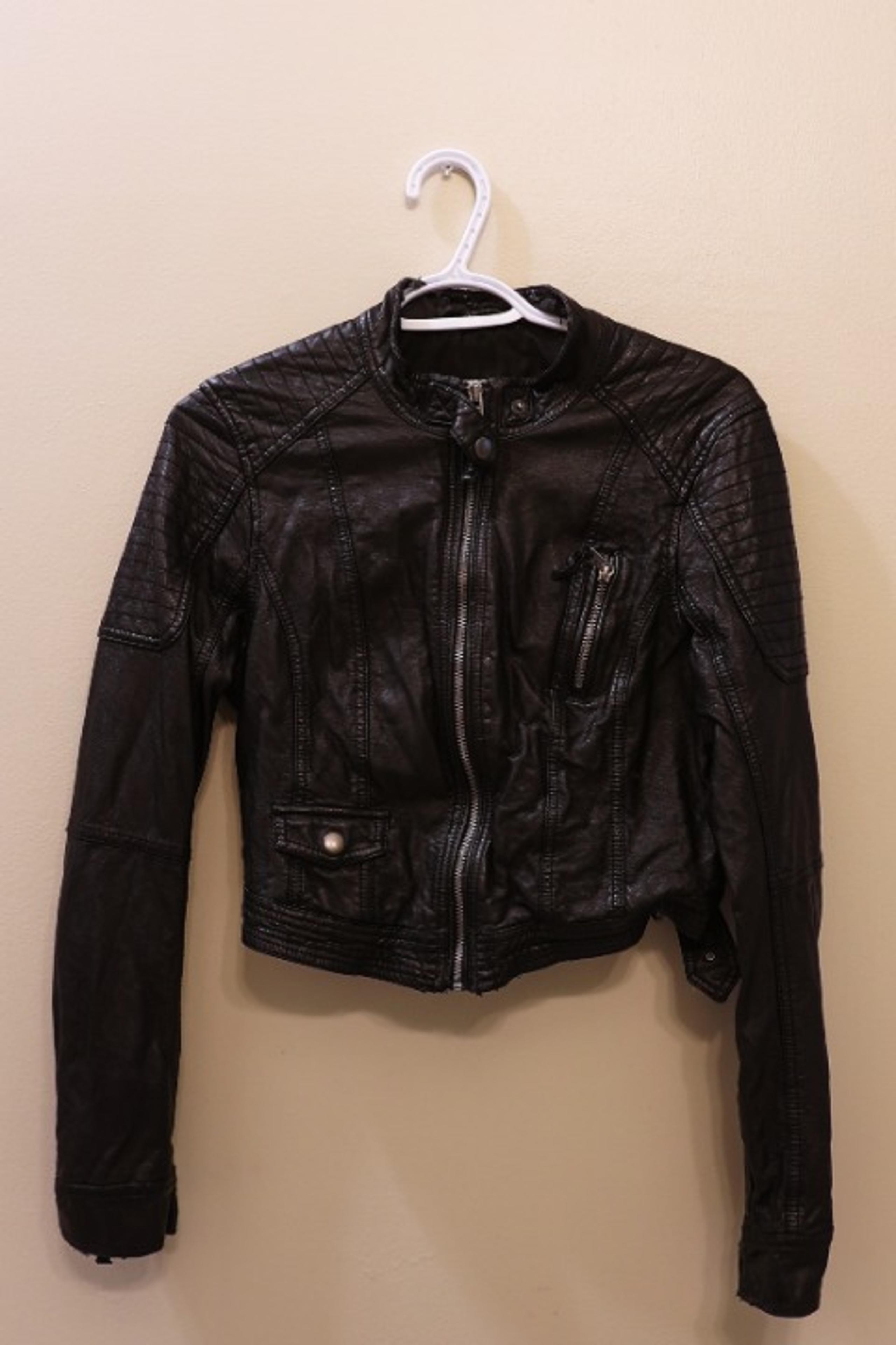 Faux Leather Jacket