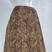 Vintage Y2K Emma James Brown Paisley Wrap Midi Skirt