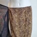 Vintage Y2K Emma James Brown Paisley Wrap Midi Skirt