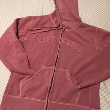 Life is good distressed like new hoodie