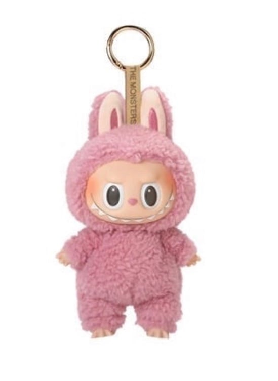 The MONSTERS POPMART LABUBU - Exciting Macaron Lychee Berry Light Pink Plush