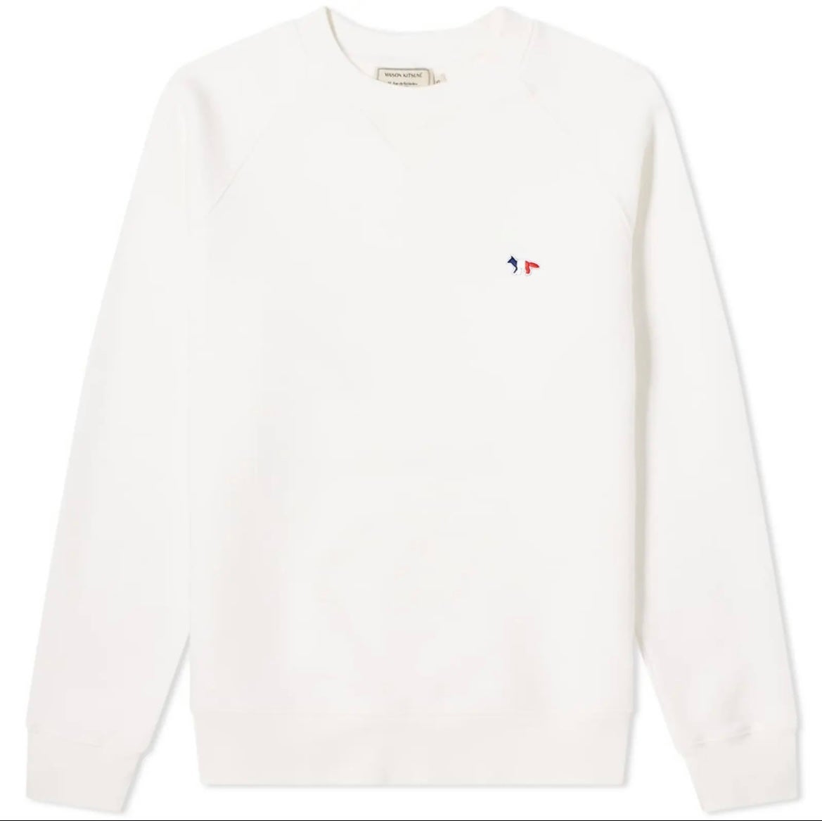 Maison Kitsune women crewneck sweatshirt Ecru Small