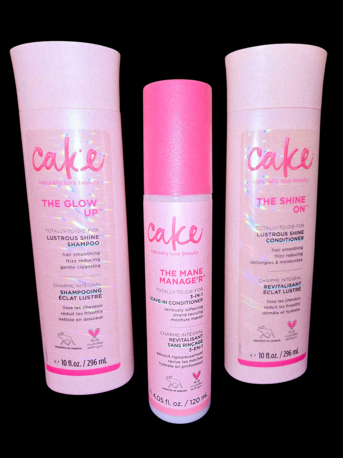 Cake Bundle of Three; Shampoo, Conditioner, and Leave-in Conditioner ALL NWT