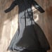 Blackheart Sheer & Lace Dress / Lingerie - Black - Dark - Large