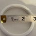Beautiful Lucite White (2) and Red (1) Bracelets - set of 3