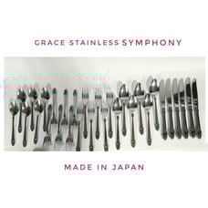 Grace Stainless SYMPHONY. Silverware. Japan. 30 Pieces.