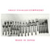 Grace Stainless SYMPHONY. Silverware. Japan. 30 Pieces.
