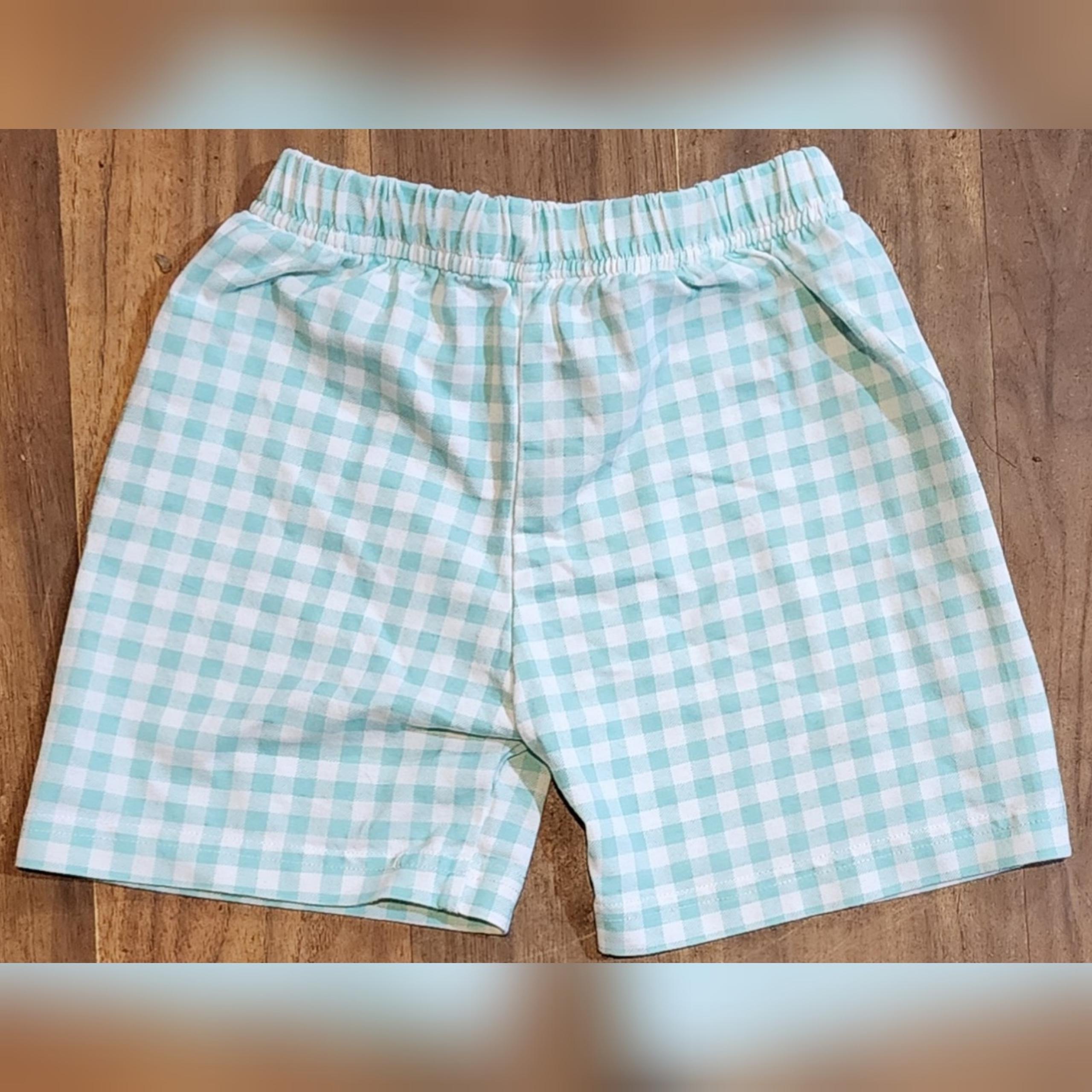 Smock.It Like It's Hot Mint Gingham Shorts