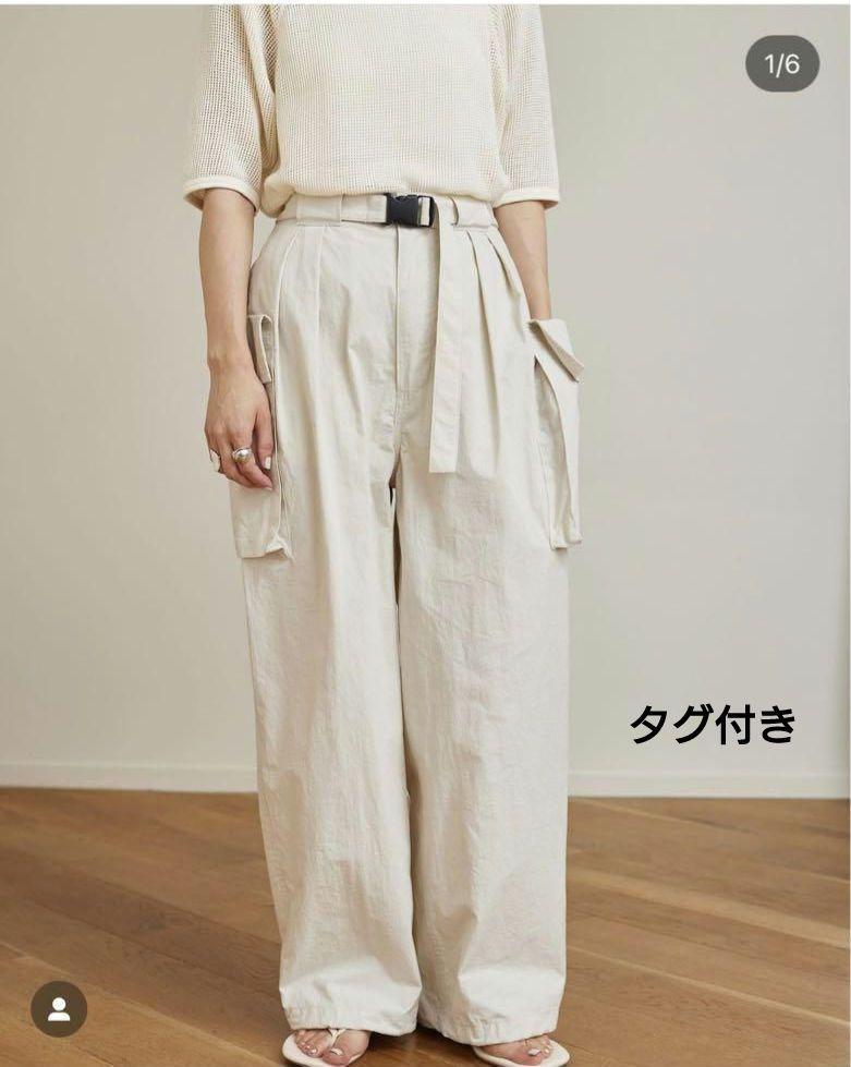 PHEENY/COTTON NYLON DUMP MILITARY PANTS(BEIGE)