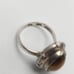 Vintage Sterling Silver Taxco Tigers Eye Ring Size 7 With Intricate Design