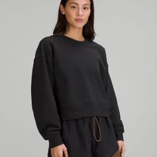 Lululemon Perfectly Oversized Cropped Crew *French Terry