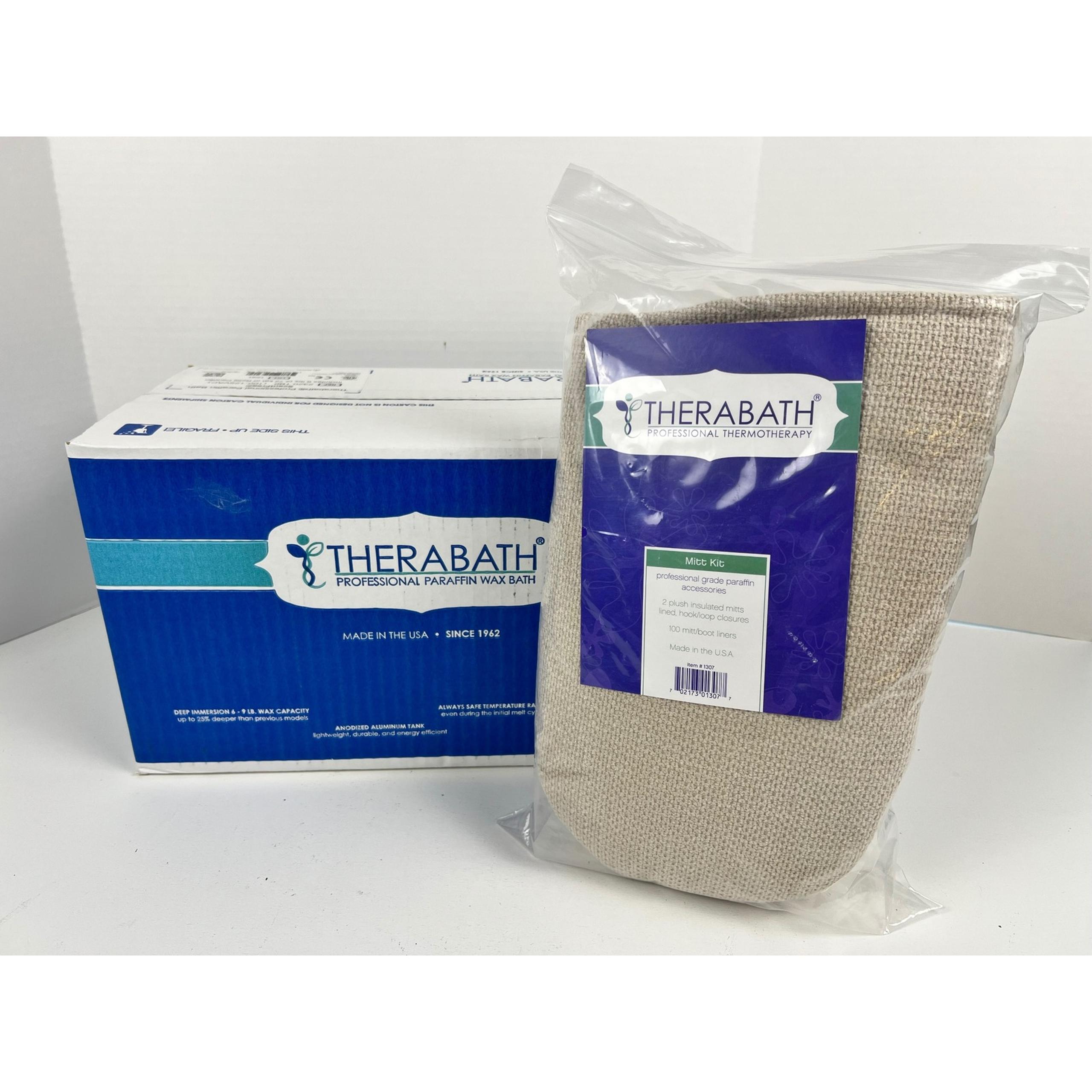 TheraBath Professional Paraffin Wax Bath Mitts Kit Thermotherapy