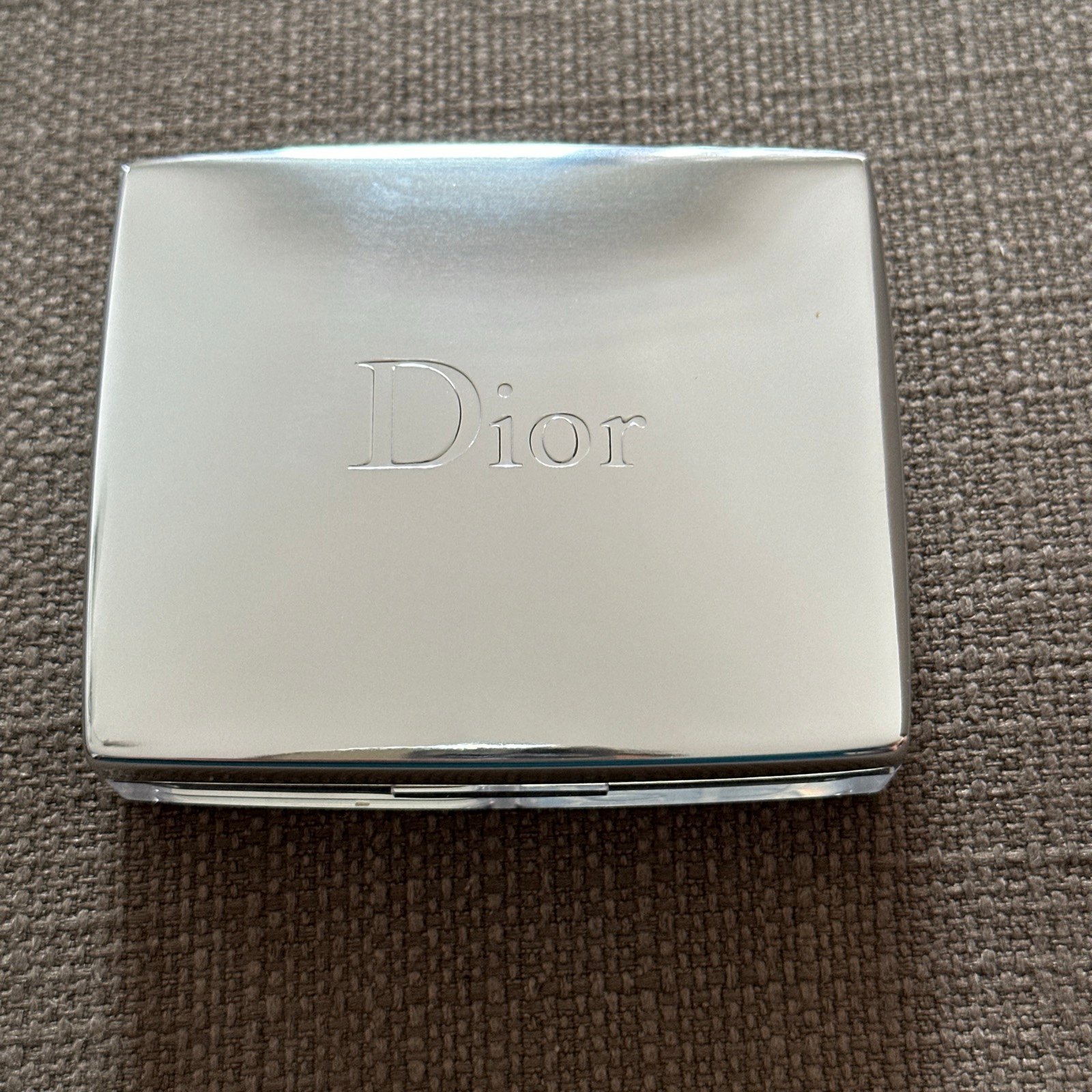 3 x Christian Dior silver make up mirror compact travel pill case Brand New