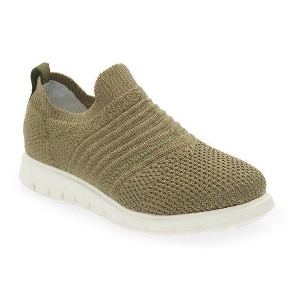 Chocolat Blu Move Womens Knit Round Toe Chunky Sneaker Shoes Green Size 38