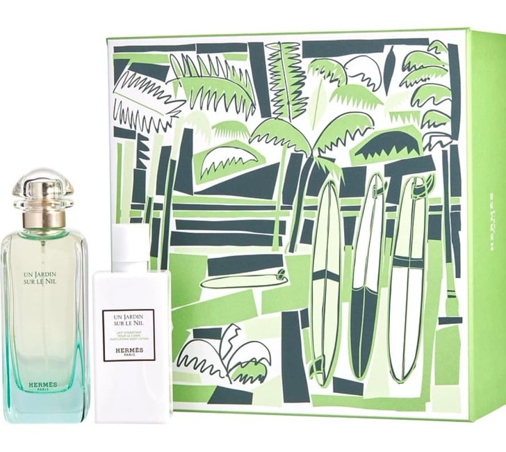 Un Jardin Sur Le Nil Set by Hermes edt. spray 3.3 oz & body lotion 2.7oz