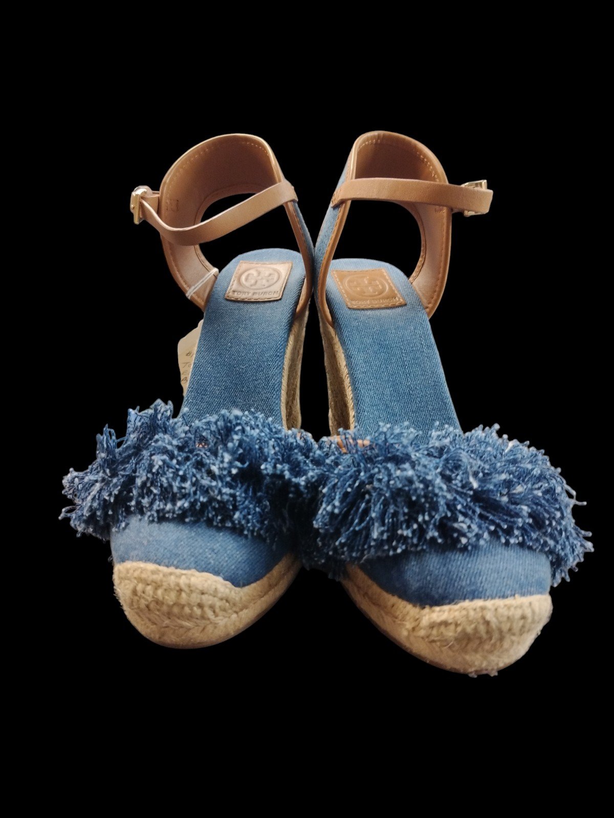 Tory Burch Jean Pom Pom Wedge Shoes