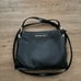 NEW Michael Kors Black Leather Triple Compartment Crossbody Bag