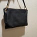 NEW Michael Kors Black Leather Triple Compartment Crossbody Bag