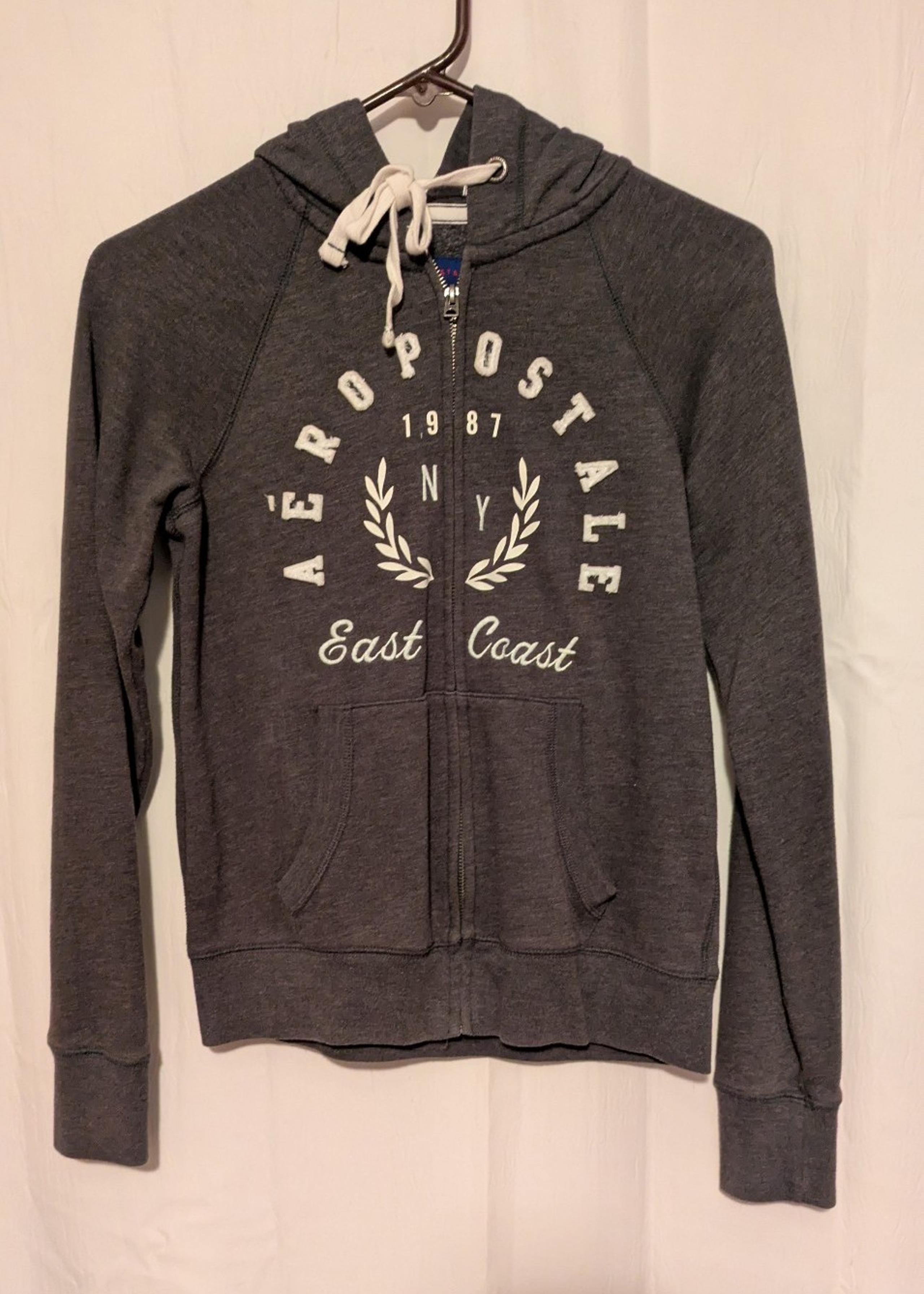 Hoodie Aeropostale East Coast Gray Hoodie Size S/P