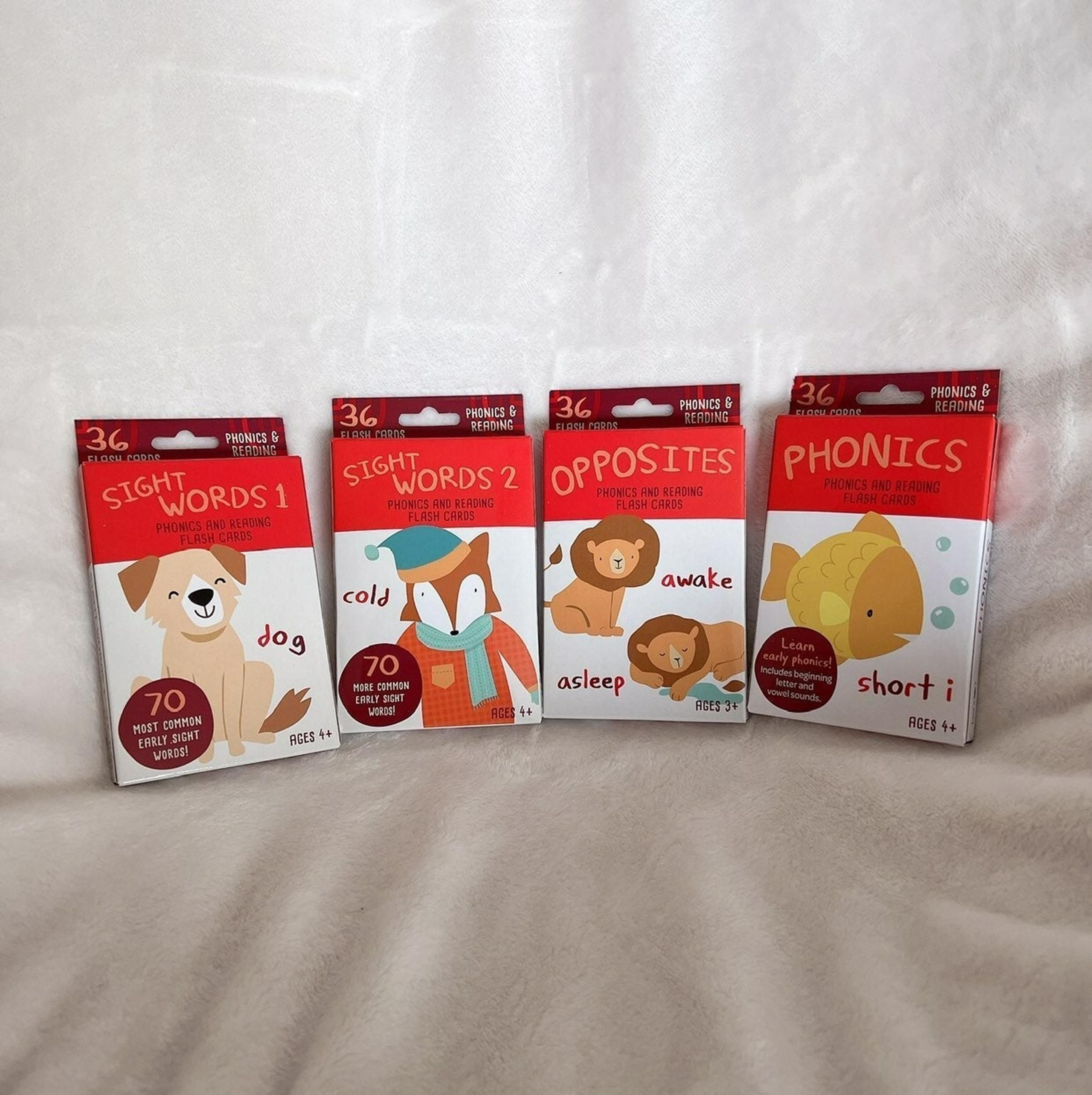 Preschool Flash Cards Phonics and Reading