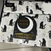 Halloween Mystic Black Cat with Stars and Moons Sheet Set size KING