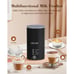 Single Serve Coffee Maker with Milk Frother and Coffee Grinder K Cup or Ground